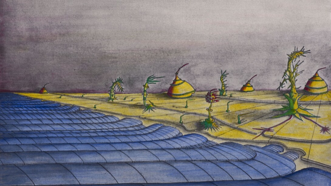 Benedetto Virno,  Approdo, tecnica mista su tela