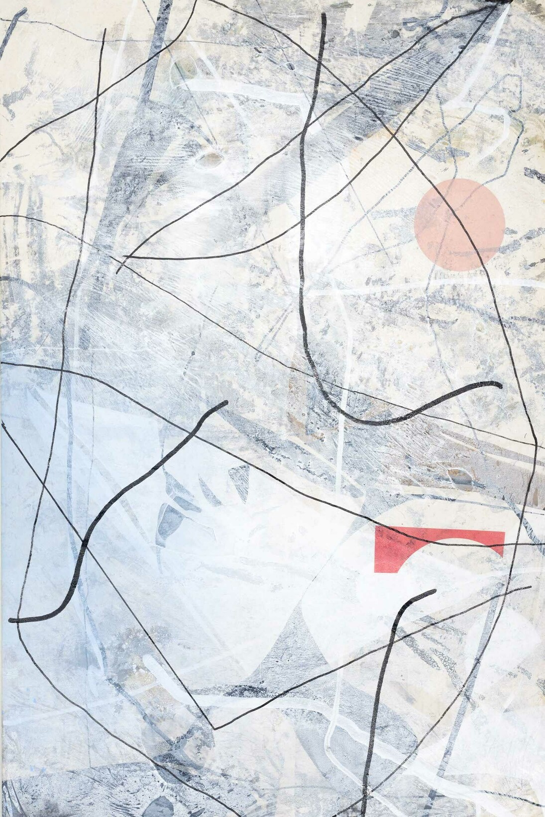 Marco Reichert, Untitled, 2015, tecnica mista su tela, 185 x 120 cm. Courtesy of Ribot