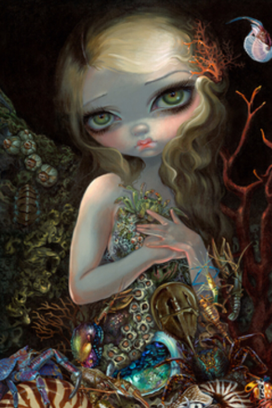 Jasmine Beckett-Griffith, Soft Shell, 2016. Courtesy of Jonathan LeVine Gallery