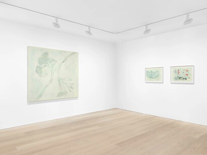 Zeinab Saleh, The space {between}, exhibition view. Courtesy of David Zwirner