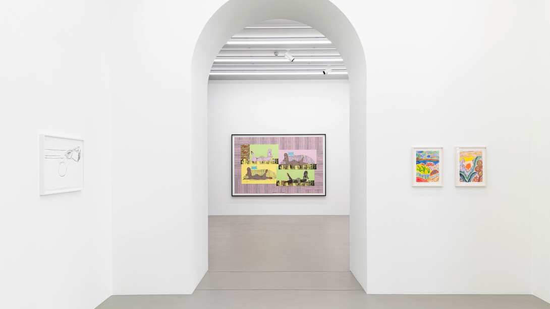 Zeichnungen und drucke (Drawings and prints), exhibition view. Courtesy of Galerie Eva Presenhuber 