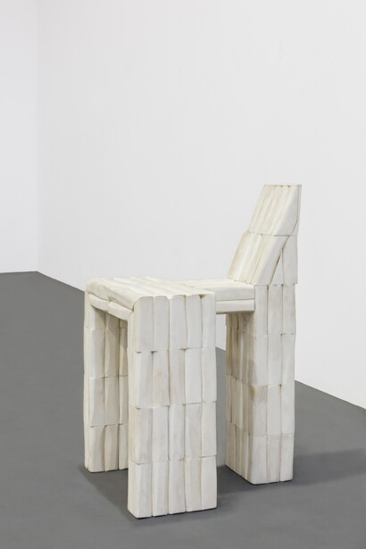 Rick Owens, Onedent, 2013, ox bone, 75 x 47 x 40 cm / 29.5 x 18.5 x 15.7 in, limited edition of 8 + 4 ap, Courtesy Carpenters Workshop Gallery
