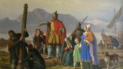 Ingólfur Arnarson ( 849-910 ) was considered the first Nordic Norwegian settler in Iceland