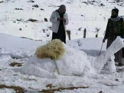 Funny snowman