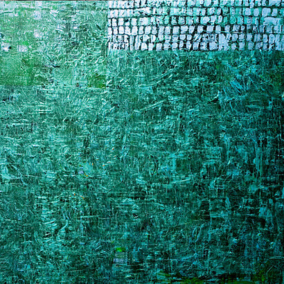 «Di, Shúm Xit» ( Nombre térraba, significa mirar), 2006, acrílico sobre tela, dimensión, 200 x 210 cm