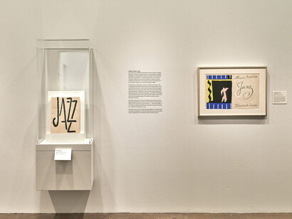 Henri Matisse, Jazz, exhibition view. Courtesy of De Young Museum