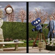 Rodney Graham, Actor/Director, 1954, 2013, Painted aluminium lightboxes with transmounted chromogenic transparencies; diptych, 261 x 366.5 x 18 cm / 102 3/4 x 144 1/4 x 7 1/8 in, © Rodney Graham, Courtesy the artist and Hauser & Wirth