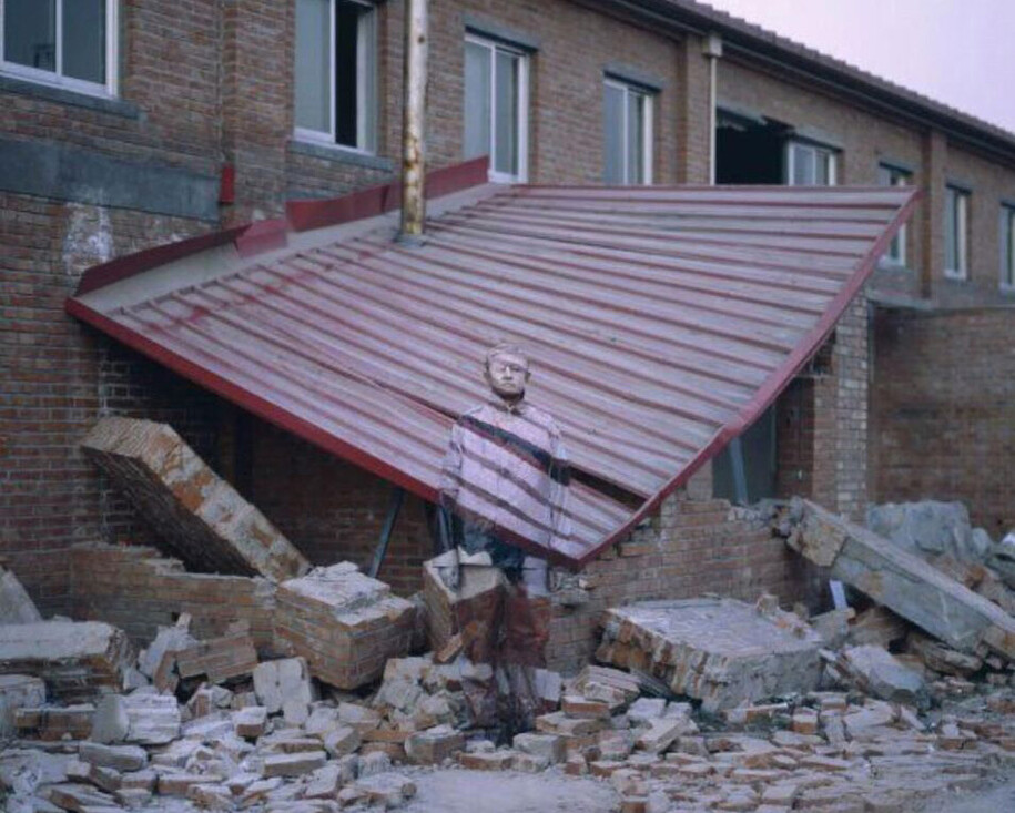Hiding in the city № 02-Suojia Village. © Liu Bolin, co…lished studio