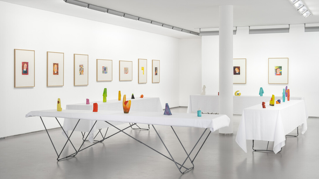 Adrian Altintas und André Butzer, ausstellungsansicht. Mit freundlicher genehmigung der Galerie Bernd Kugler