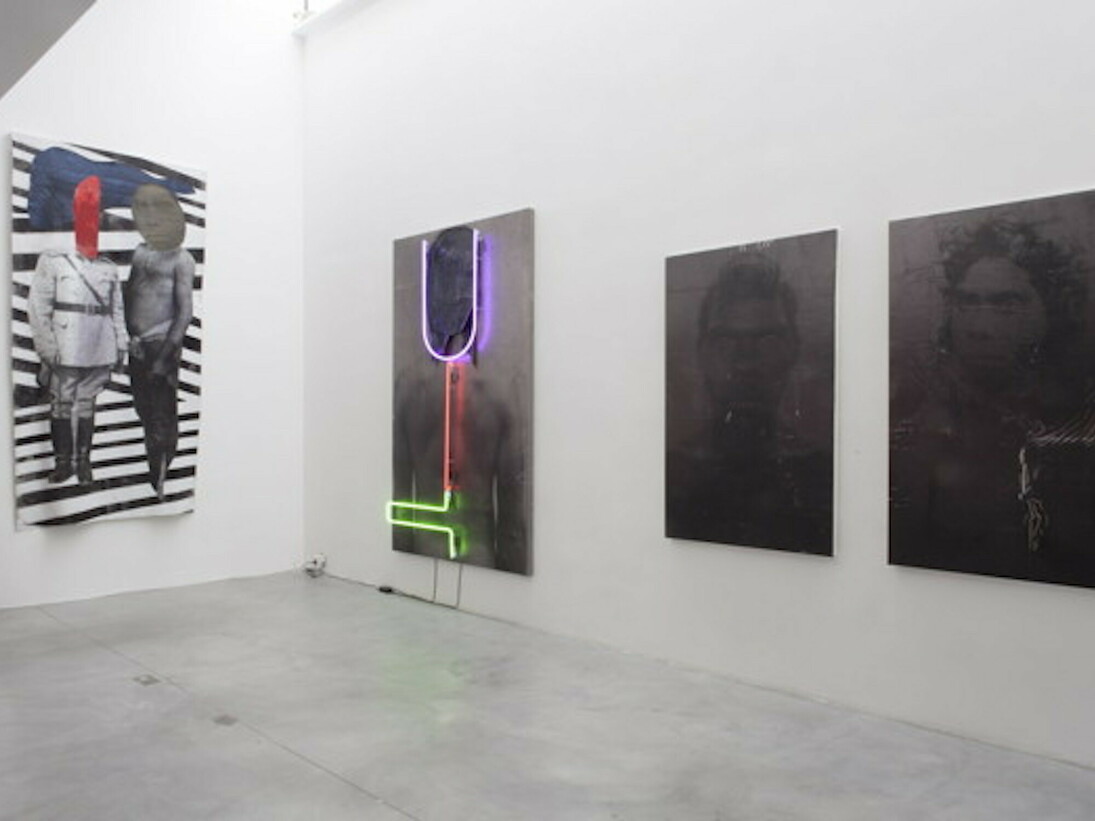 Brook Andrew, Exhibition view. Courtesy of galerie Nathalie Obadia
