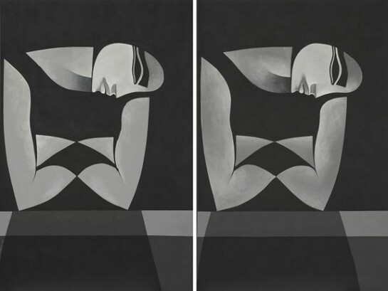 Safwan Dahul 'Dream 59', 2013, Acrylic on Canvas 120 X 800 cm, Courtesy of the artist and Ayyam Gallery