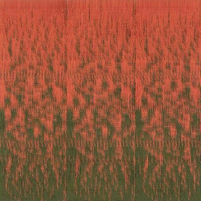 Alice Hope, Untitled, 2013, BB gun pellets on ball chains on perforated panel, 72 x 72 inches