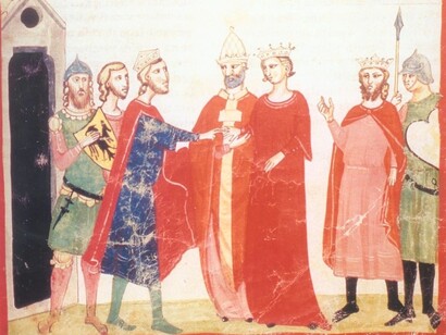 Giovanni Villani, Nuova Cronica. Il matrimonio tra Federico II di Svevia e Isabella di Brienne