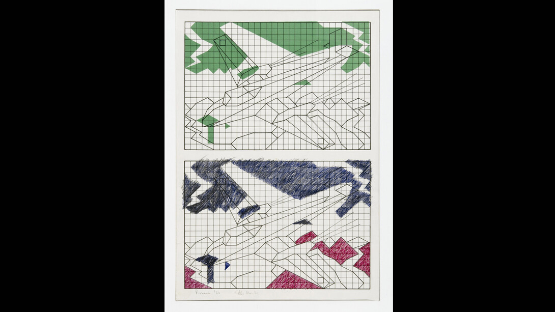 Mondino Aldo, Senza titolo, 1964 (areoplano)