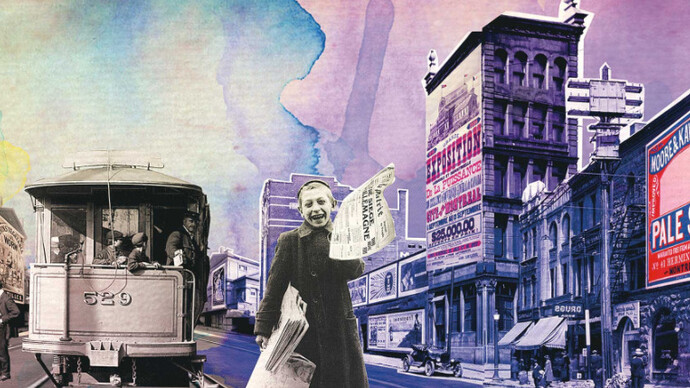 Yours Truly, Montréal multimedia show. Courtesy of Pointe-à-Callière