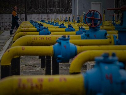 The many vital gas pipelines located in Uzhhorod, Ukarine
