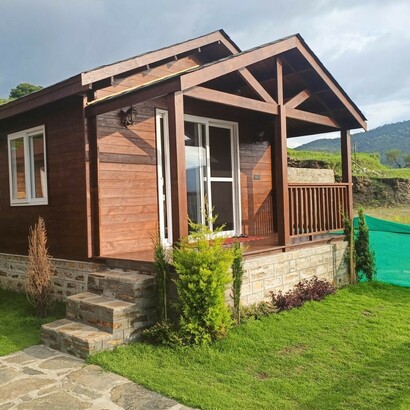 Woods Villa Cottage made out of the finest variety of English wood and German pine, India