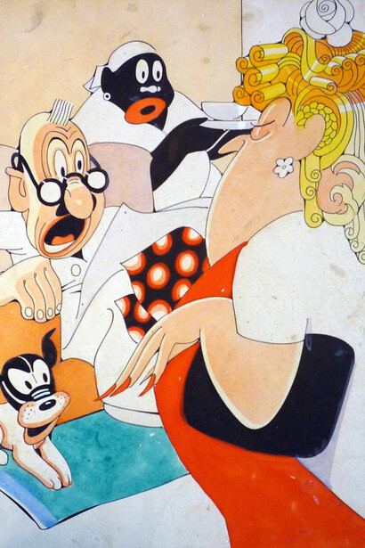 Diseño para la portada revista Careta, José Carlos de Brito e Cuhna