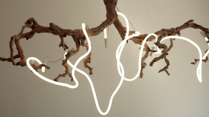 Neon Sculpture. Courtesy of Porch Gallery