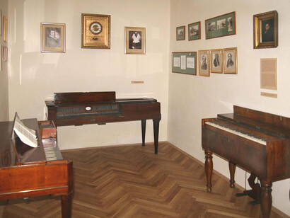Memorial house of J. N. Hummel, exhibition view. Courtesy of The Bratislava City Museum