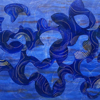 Andra Samelson, Outside in 2023 (detail). Courtesy of Garvey | Simon 