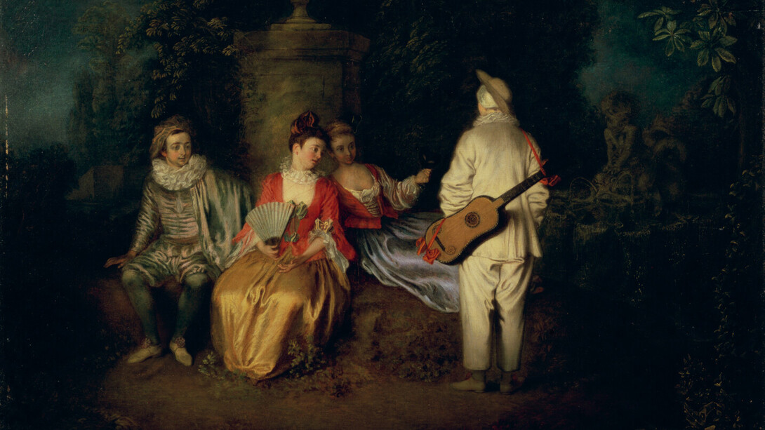 Antoine Watteau, La Partie quarrée. Avec l'aimable autorisation du Musée du Louvre