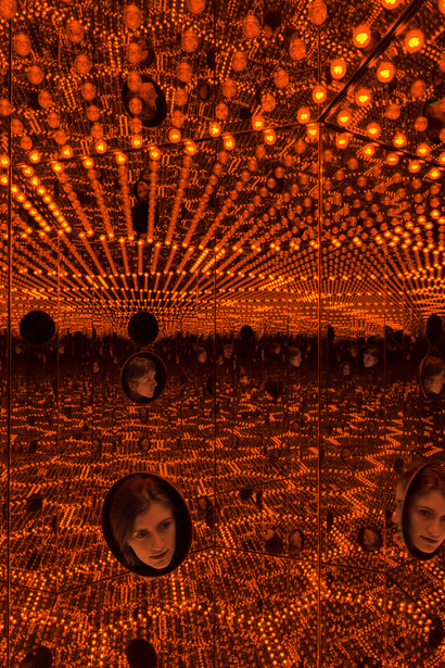Yayoi Kusama, 'Longing for Eternity', 2017.
Installation view, Yayoi Kusama: Festival of Life , David Zwirner, New York, 2017. Image © Yayoi Kusama. Courtesy of David Zwirner, New York; Ota Fine Arts, Tokyo/Singapore/Shanghai; Victoria Miro, London; Yayoi Kusama Inc.