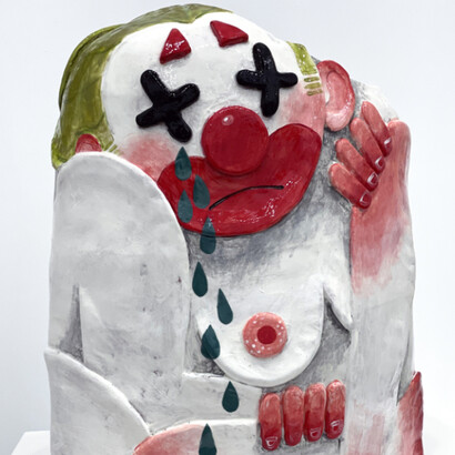 Lily Hollinden, Clown #1. Courtesy of Bruno David Gallery