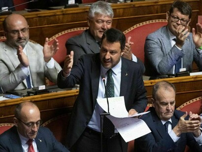 Discorso di Matteo Salvini al Senato
