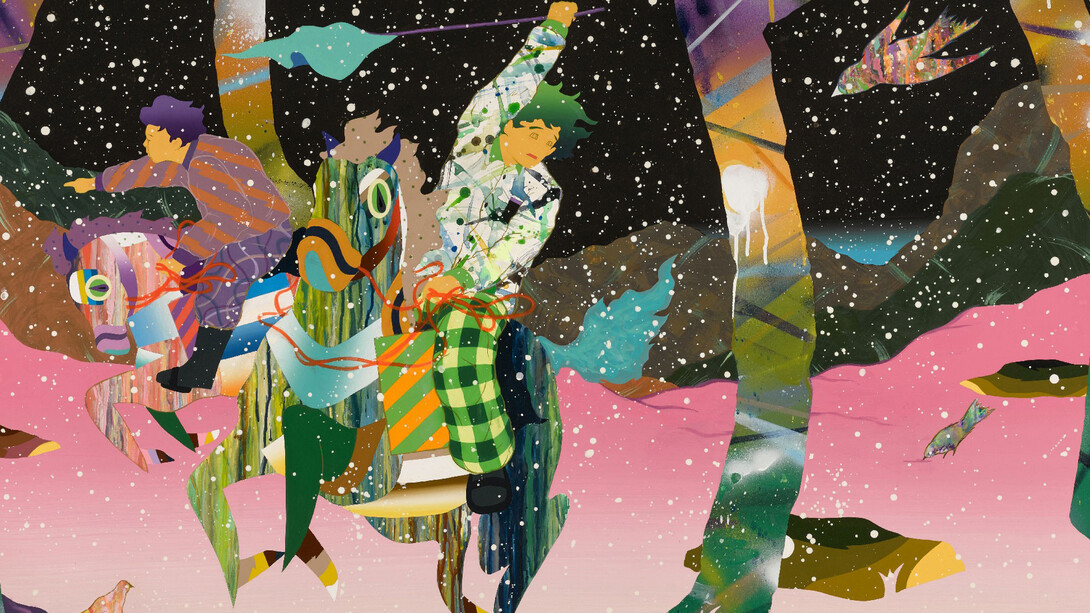 Tomokazu Matsuyama, Runnin' further deeper study 5 (detail), 2010. Courtesy of Opera Gallery