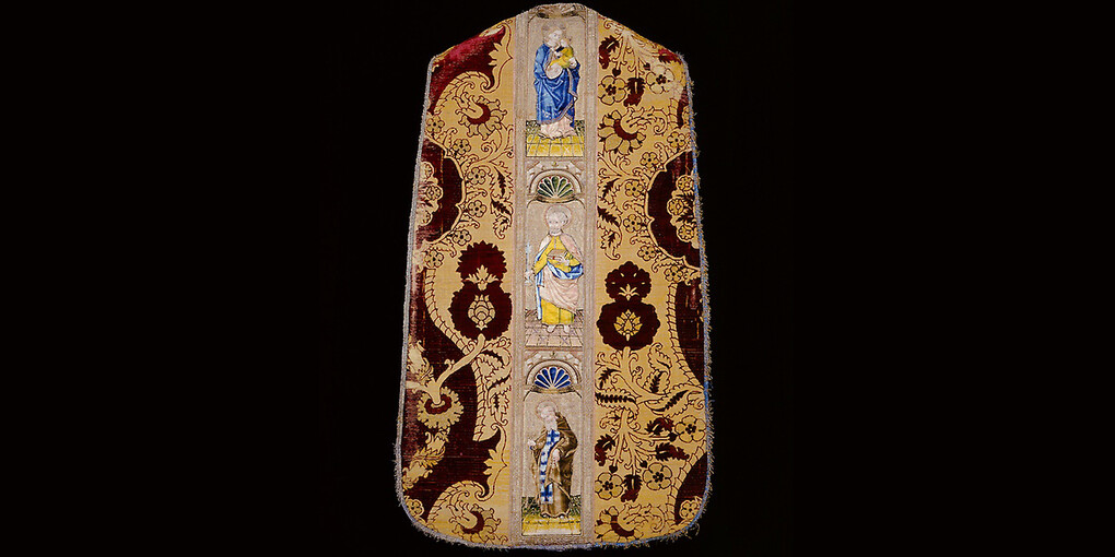 Chasuble: Italy or Spain, Chasuble with Orphrey Band, Chasuble: Late 15th century; Orphrey Band: Late 15th/early 16th century