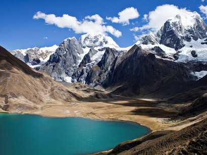 Vista de la cordillera de los Andes