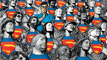 Legión de superhéroes. Portada de «Superman: American Alien»