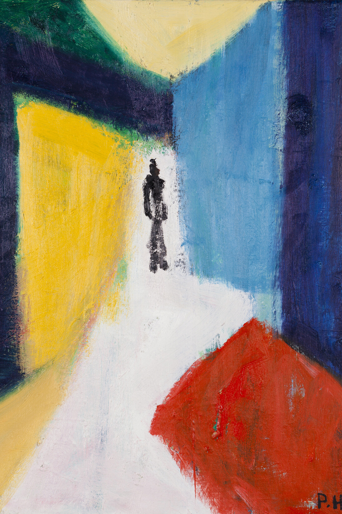 Paul Housley, Modern Man, 2015, Oil on Canvas, 45,5 x 35,5 cm, framed: 48 x 38 x 4 cm
