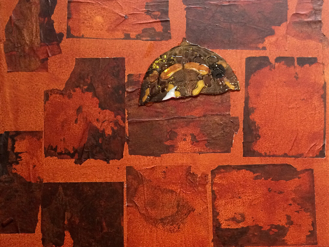 Brenna Youngblood, Light Source (Long Beach 2003), 2014, Mixed media on canvas, 121,92 x 91,44 x 3,81 cm (48 x 36 x 1 1/2 in.), Courtesy of the artist and Galerie Nathalie Obadia, Paris/Bruxelles (detail)