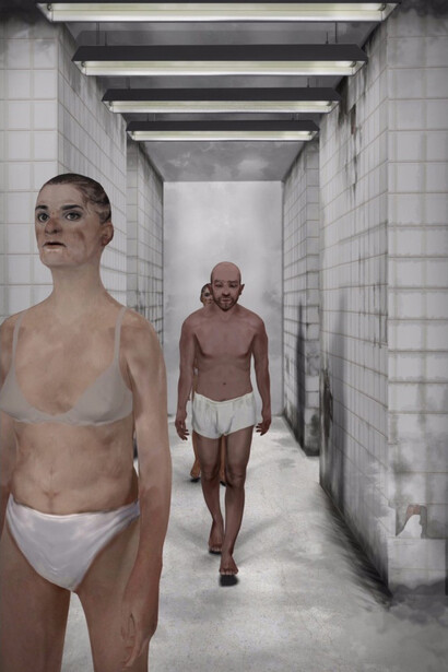 Biljana Djurdjevic, Instrument of Activity- Hallway (still from animation), 2014-2015, 07:26 min