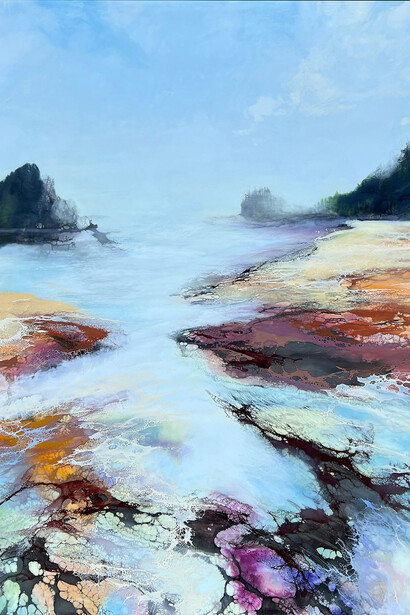 Alicia Tormey, Reflecting I (detail). Courtesy of Patricia Rovzar Gallery