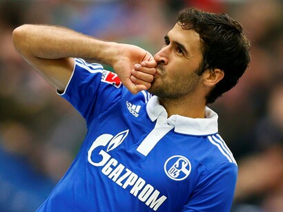 Raúl con la camiseta del Shalke 04