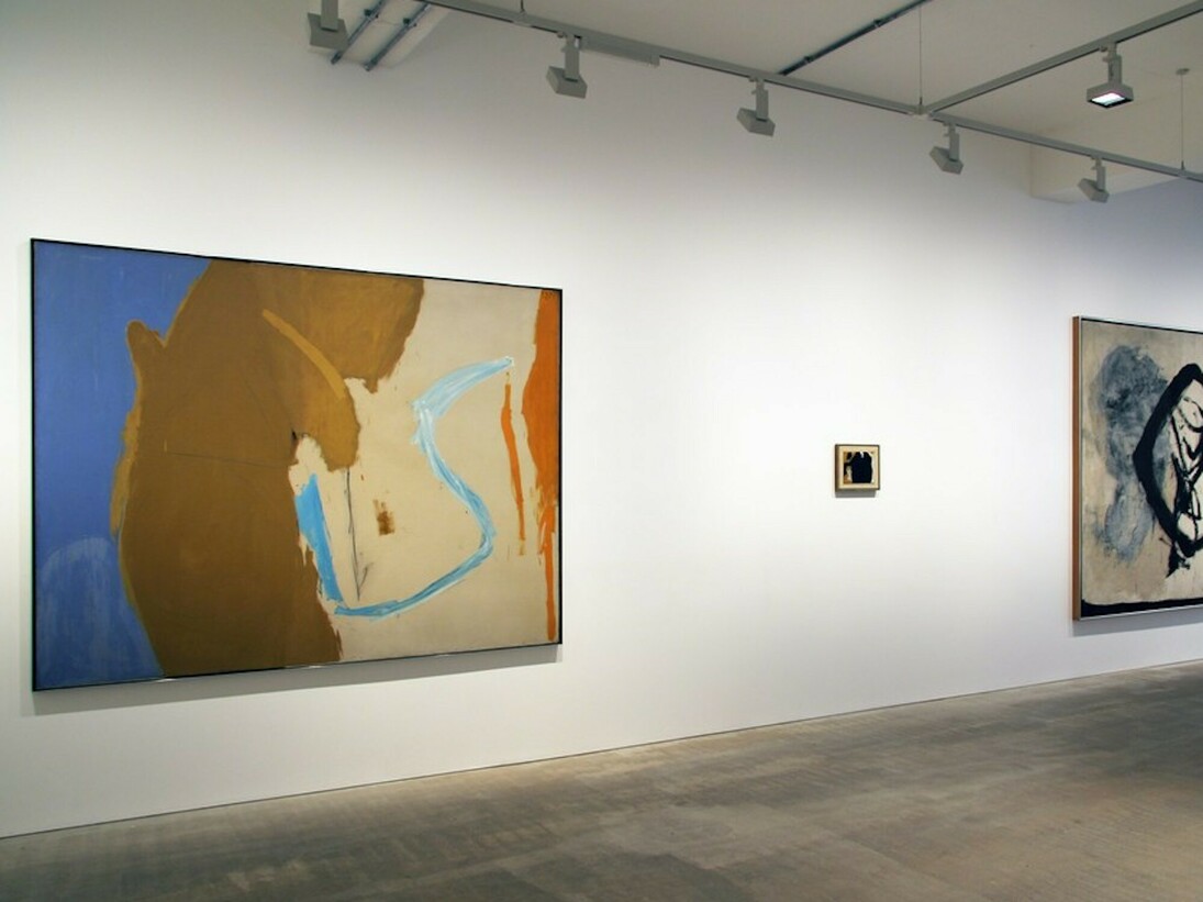 Robert Motherwell, Exhibition view. Courtesy of Bernard Jacobson Gallery