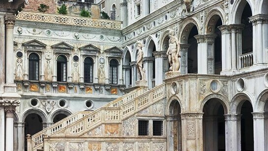 Lawrence Beck, Palazzo Ducale I, 2013, Archival pigment print mount dibond, 60 X 73 inches (152.4 X 185.42 cm)