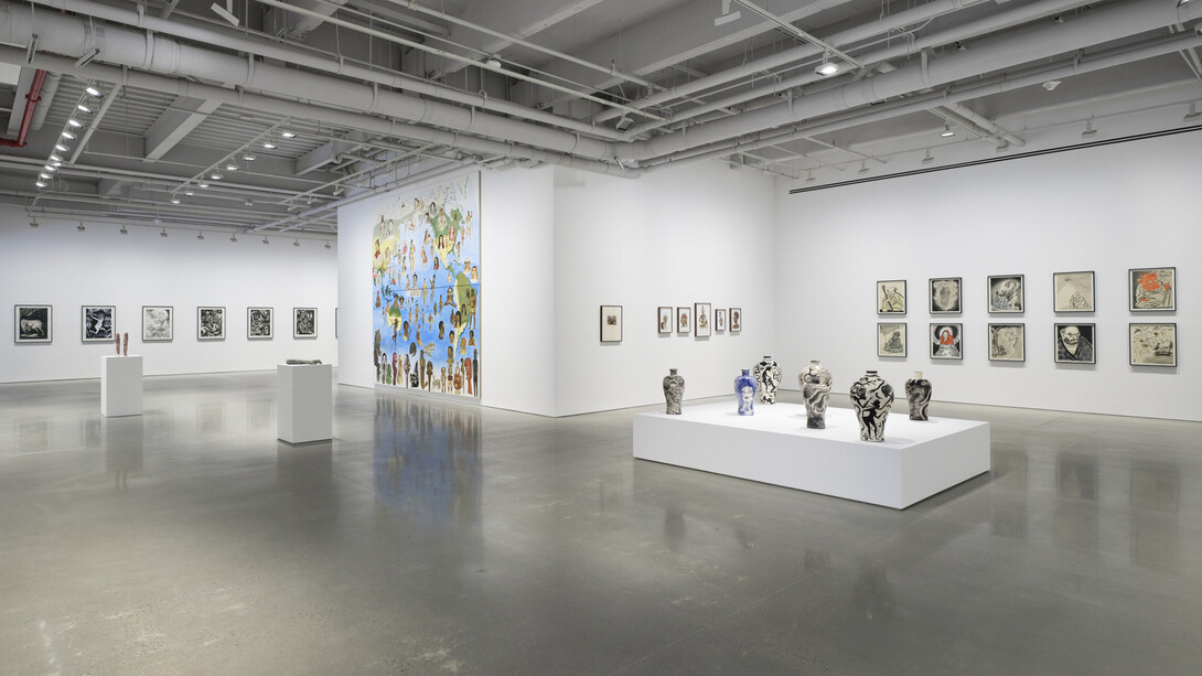Dr. Lakra & Miguel Covarrubias, Contracorrientes (Countercurrents), exhibition view. Courtesy of kurimanzutto