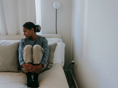 Mulher em depressão