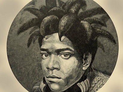 Jean Michel Basquiat as illustrated by Migel Rodez