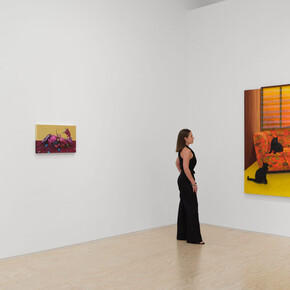 Ana Elisa Egreja, The flight of color, exhibition view. Courtesy of Jessica Silverman 