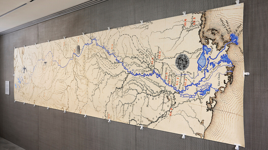 Various artists, Make the river present, exhibition view. Courtesy of CAM