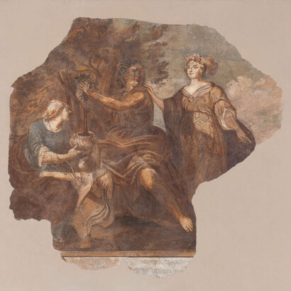 Frescoes from Križ Manor, Komenda. Courtesy of City Museum of Ljubljana