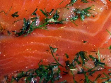 Salmone marinato