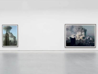 Thomas Ruff, Jpegs ny, exhibition view. Courtesy of David Zwirner Gallery