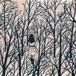 Aleksandra Waliszewska, Untitled, mixed media on carton, 25 x 35 cm, courtesy LETO