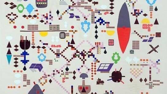 Jean-Jacques du Plessis - Kake, 2011 - acrilico su tela, 250 x 200 cm - Courtesy Galleria Valentina Bonomo, Roma.